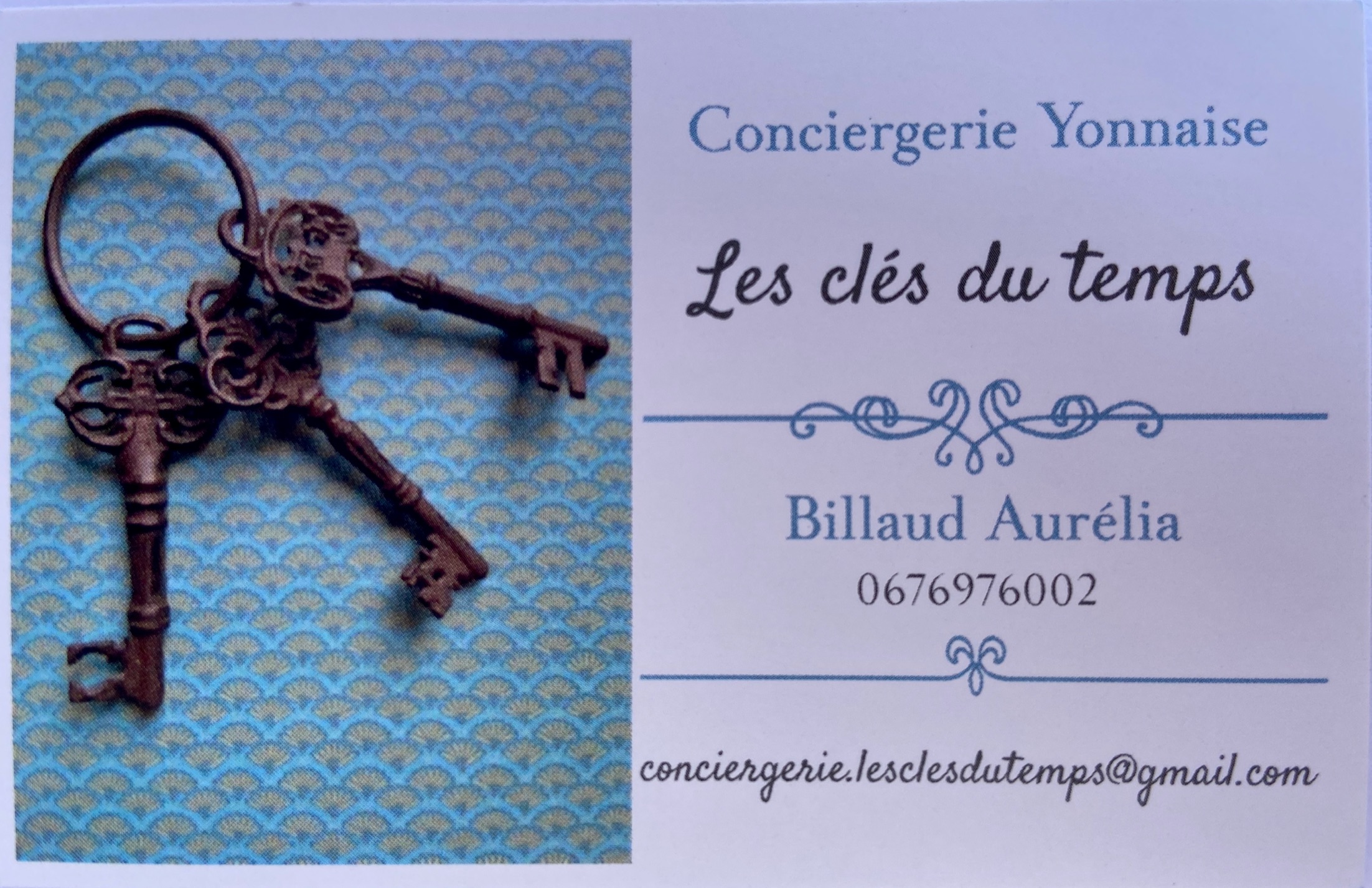 Logo de Conciergerie Yonnaise : Les clés du temps