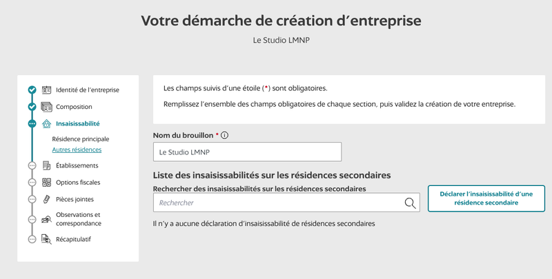 Votre démarche de création d&#x27;entreprise - Insaisissabilité2