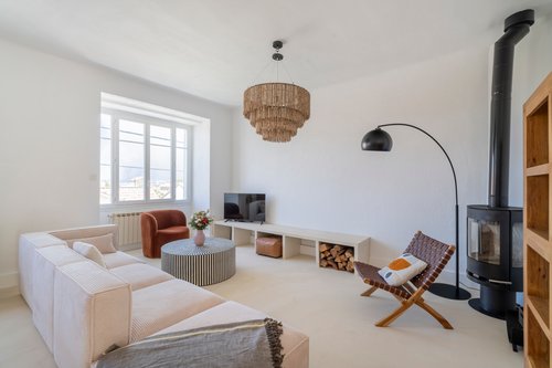 La Madrague marseille - salon airbnb